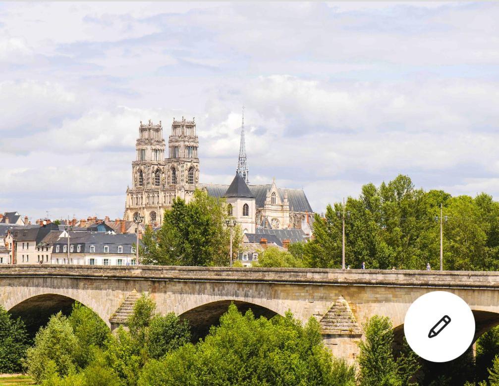 Cosy Loire, T2 Neuf, Front De Loire ,Vue Cathedrale,5Min A Pied Centre Ville Et Parking Prive Orléans Esterno foto